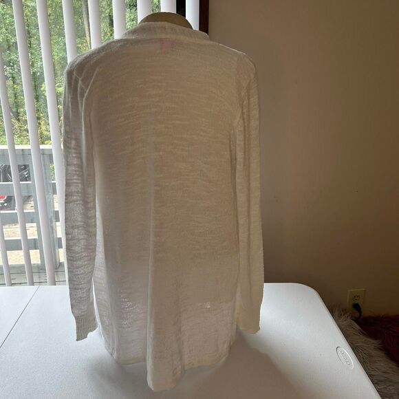 Lilly Pulitzer lucita cardigan Size L White - Picture 2 of 8